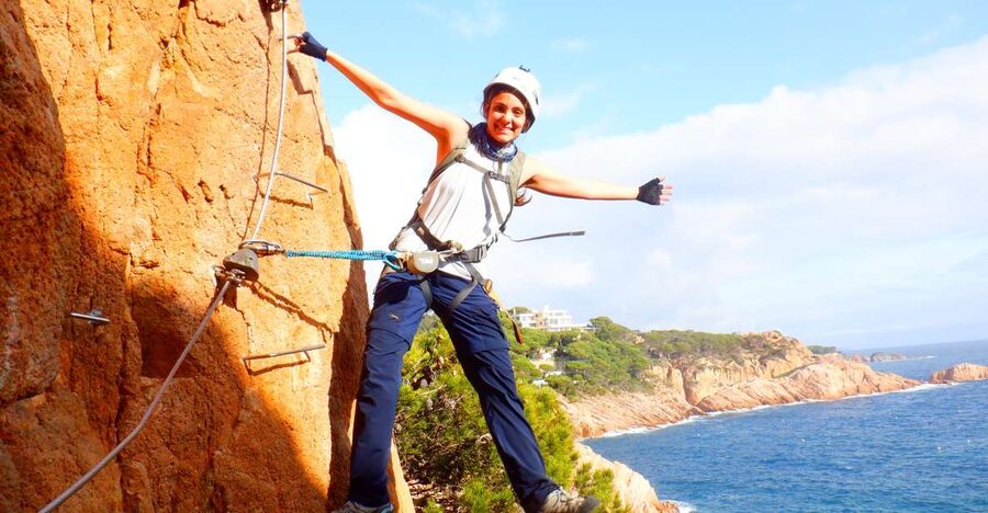 Sant Feliu de Guixols: Climb Via Ferrata Cala del Molí - What the three-hour outing feels like