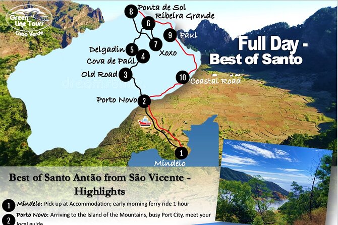 Santo Antão: Day Trip by Car or Trek - Key points at a glance