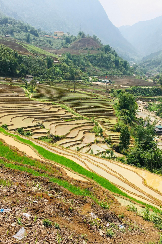 Sapa Trekking Guide Francophone 2 days – 1 night - Morning views and the route to Ta Van