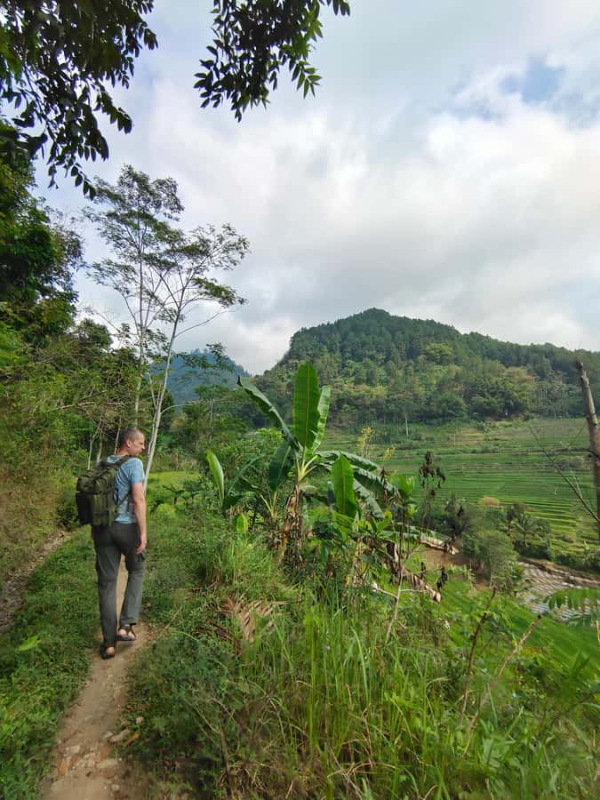 Selogriyo Temple, treking Java Rice Terrace & waterfall - Who will enjoy this day most