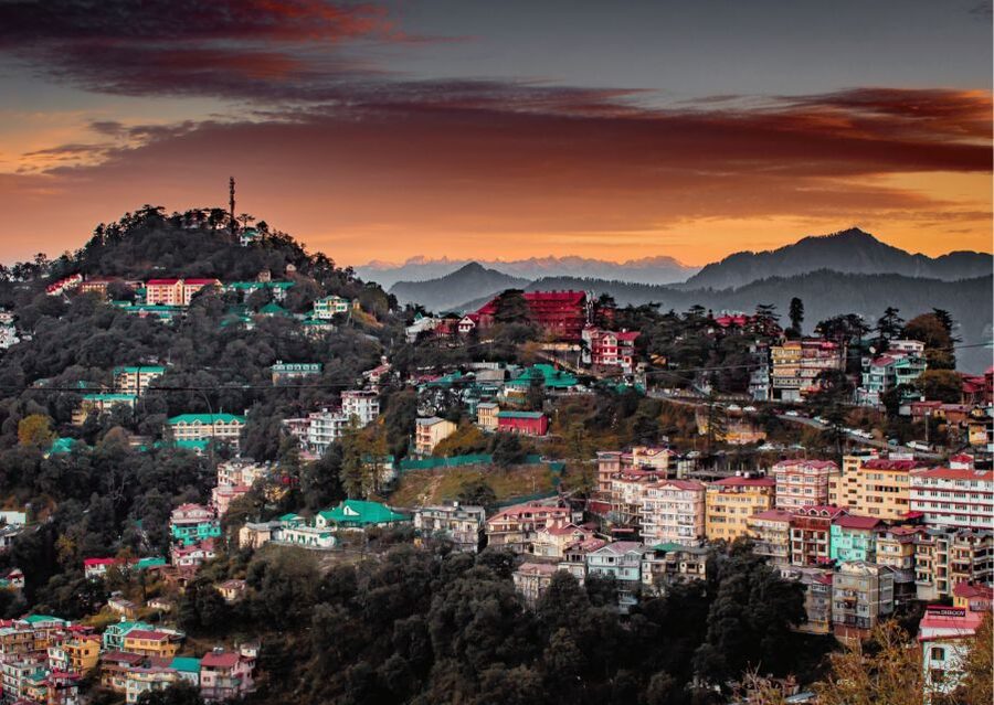 Shimla Nature Walk (3 Hours Guided Trekking Experience) - Starting beneath the yellow towers of Christ Church