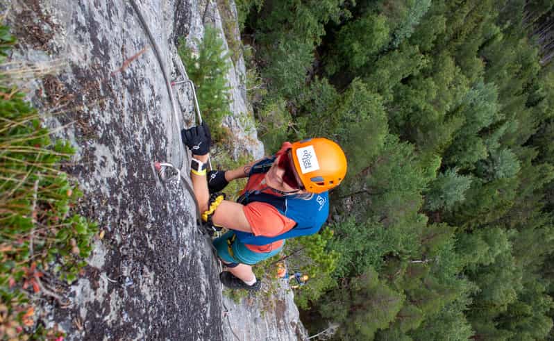 Sjoa: Spectacular Via Ferrata - The climb toward Slåfjellet