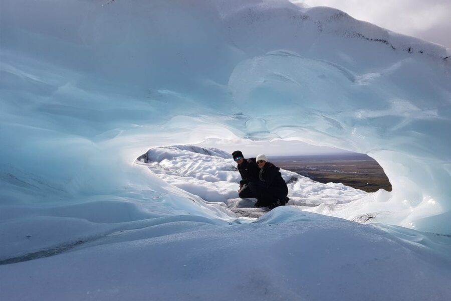 Skaftafell: Extra-Small Group Glacier Hike - Learning to walk on crampons