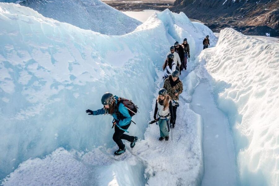 Skaftafell: Ice Cave Tour and Glacier Hike - Inside the Seasonal Blue Ice Cave