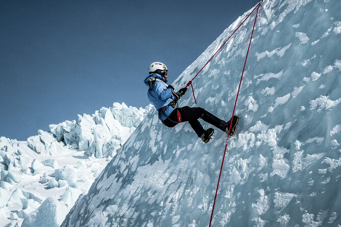 Skaftafell Ice Climbing & Glacier Hike - Getting fitted with boots, crampons, and an ice axe