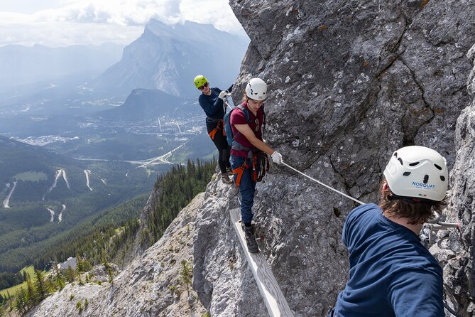 Small Group Banff Skyline Via Ferrata 5-hour Tour - A cliff route above Banff, not a casual mountain walk