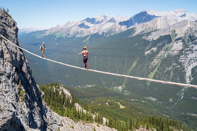 Small Group Banff Skyline Via Ferrata 5-hour Tour - From Mount Norquay to the start of the route