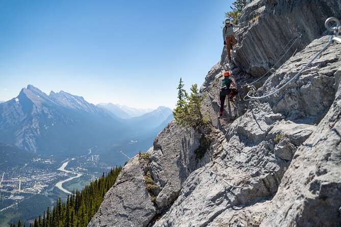 Small Group Banff Skyline Via Ferrata 5-hour Tour - The high traverse and the 55-meter bridge