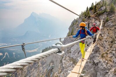 Small-Group Guided Via Ferrata Climbing with Banff’s Best Views