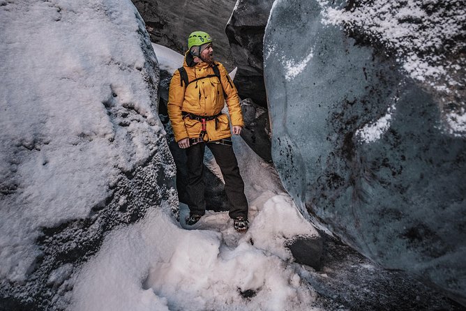Sólheimajökull Ice Climbing and Glacier Walk - Learning the basics of ice climbing