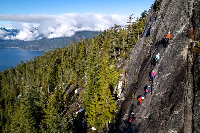 Squamish Via Ferrata Adventure - Riding the gondola to the summit