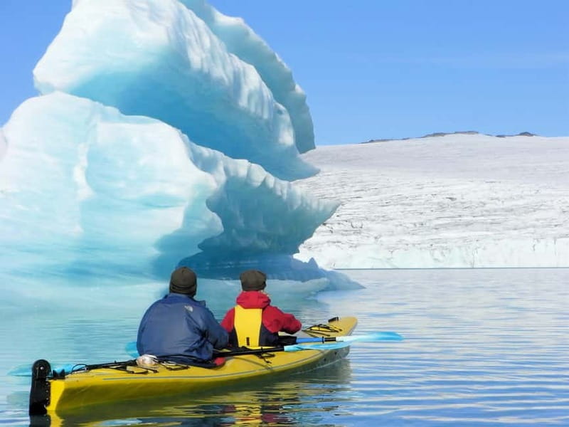 Stygge: Kayaking and Glacier Hike - The return paddle and a full seven-and-a-half-hour day