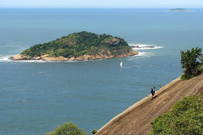 Sugarloaf Mountain Climbing Trail - The 20-meter climb with ropes and a helmet