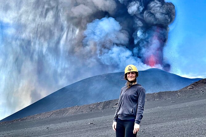 Summit Etna North 3380mt: 4x4 and trekking - The loose-scoria descent back to Piano Provenzana