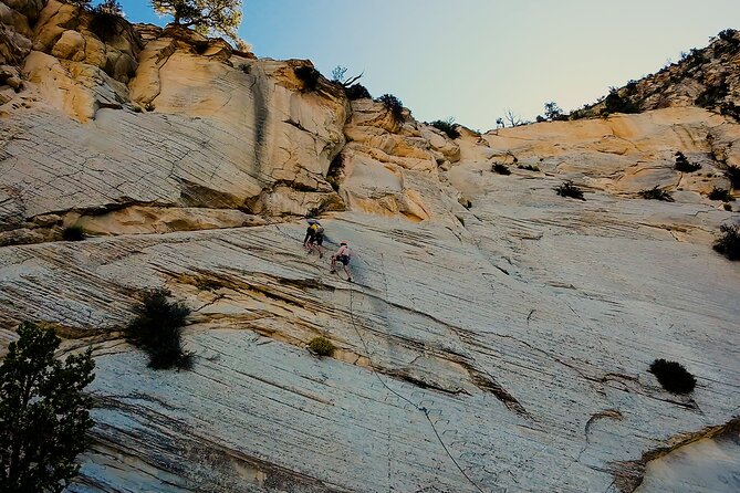 "Tallest in Utah" Via Ferrata & Rappelling (4 hr) - What the three Via Ferrata pitches feel like