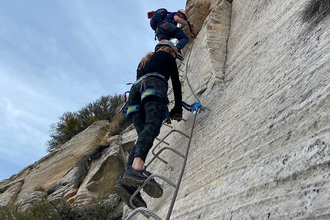 "Tallest in Utah" Via Ferrata & Rappelling (4 hr) - Four rappels, including a 165-foot slot-canyon drop