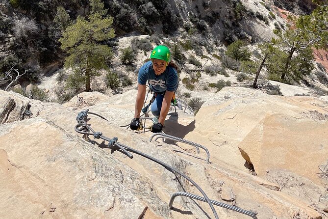 "Tallest in Utah" Via Ferrata & Rappelling (4 hr) - Meeting in Orderville at 10 a.m.