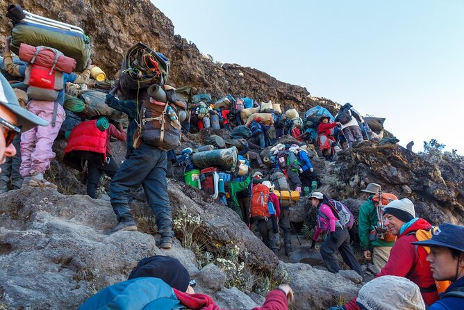 The best 6-Days Kilimanjaro hiking (Machame route)whiskey route - Day three: high toward Kibo, low into Barranco