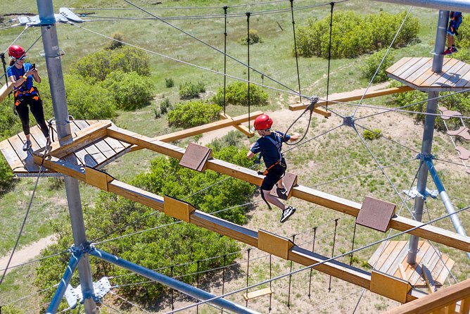 The EDGE: Epic Sky Trek - Choosing between green, blue, and black routes