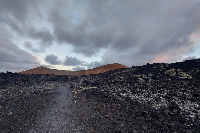 Trekking in the Volcanoes Natural Park in a small group - Walking into Lanzarote’s volcanic country