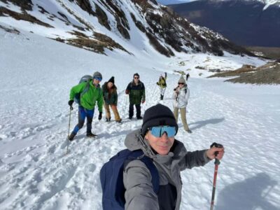 Trekking to Vinciguerra glacier and Tempanos lagoon