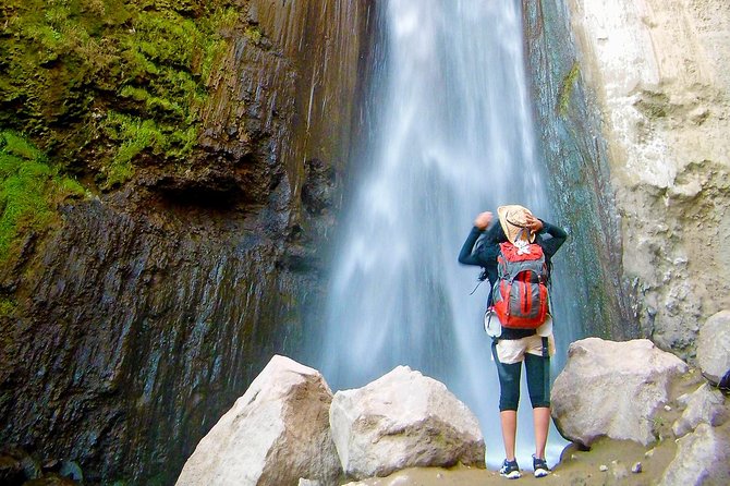 Trekking, Waterfalls and Thermal Baths - Reaching the Base of Capua Waterfall