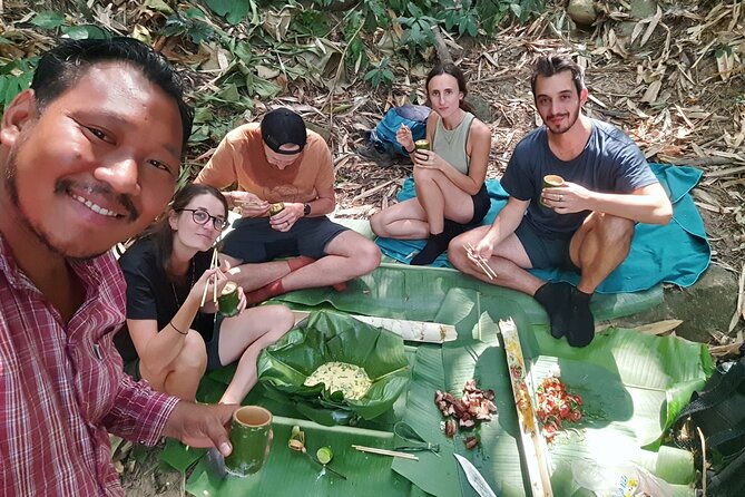 Trekking with Lunch cooked by Bamboo in the Chiang Rai jungle - Lam Nam Kok National Park brings the longest walk