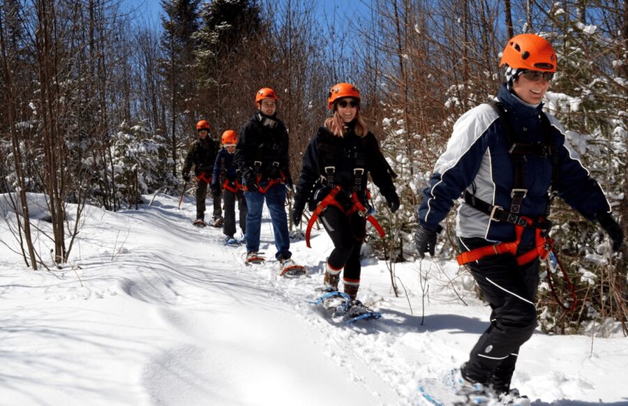 Tyroparc: Via Ferrata and Hiking in the Laurentians - The 700-meter walk back down