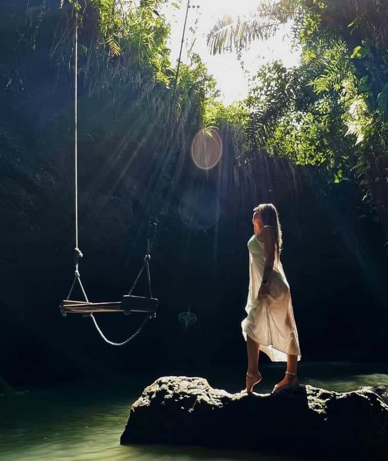 Ubud: Trekking Through Rivers & Forests to Three Waterfalls - Goa Rang Reng and the three waterfall stops