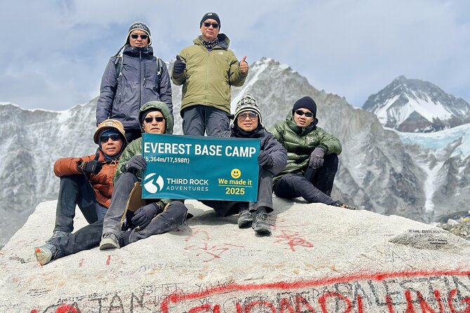 Unforgettable Everest Base Camp Trek with Third Rock Adventures! 🌄

I recently completed an incredible journey to Everest Base Camp with Third Rock Adventures, and I can’t recommend them enough! From starRead more - Key points to know before booking