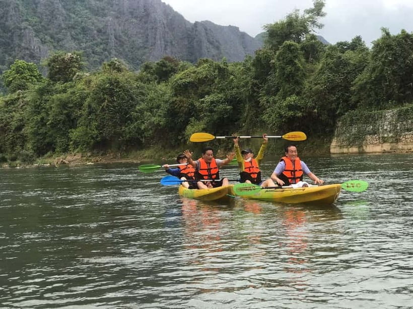Vang Vieng: Day Tour with Kayaking, Ziplining, and Rafting - Key points at a glance