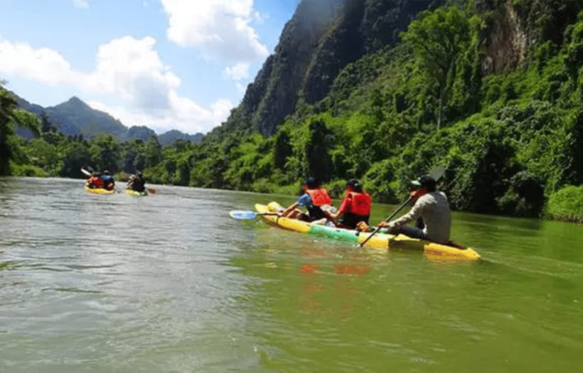 Vang Vieng: Day Tour with Kayaking, Ziplining, and Rafting - How demanding is the day?