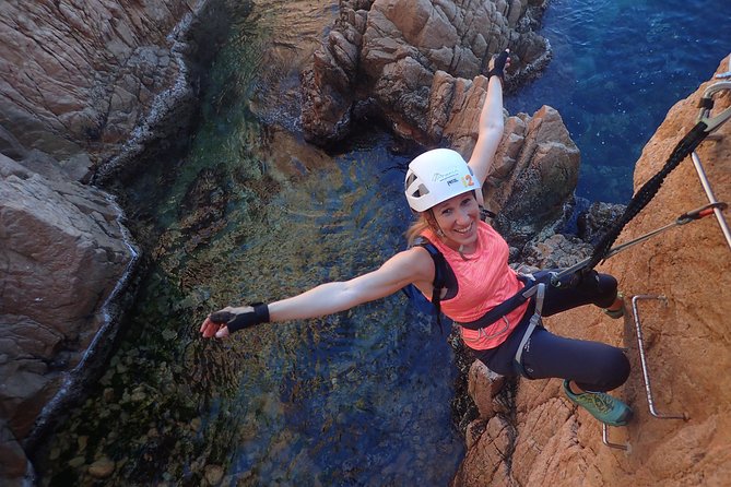 Via ferrata de Sant feliu de guíxols - Via ferrata cala del molí - The first section: a manageable introduction