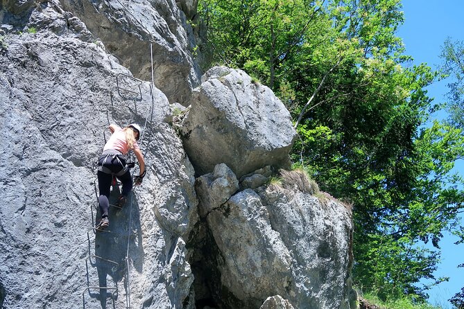 Via Ferrata for Beginners a Step by Step Course in Mojstrana - Pot Mojstranških Veveric, the harder step