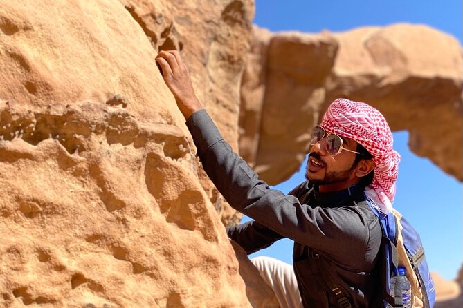 Wadi Rum Mountain Hike & Climb: Burdah, with a bridge at the top! + tour & Lunch - Umm Fruth offers a smaller taste of climbing