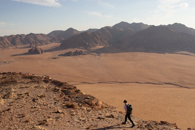 Wadi Rum: Mountain Hike with Lunch & Scenic Valley Tour - Lunch in the shade after the climb