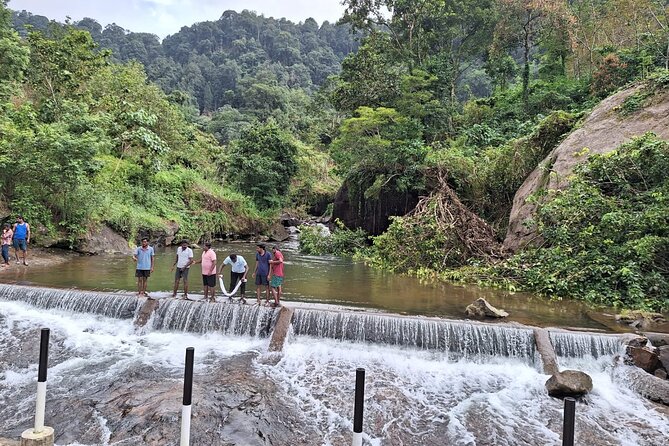 Wild Elephant Anakulam & Waterfalls Tour(munnar valley Trekking) - Anakulam waterfall and the river crossing