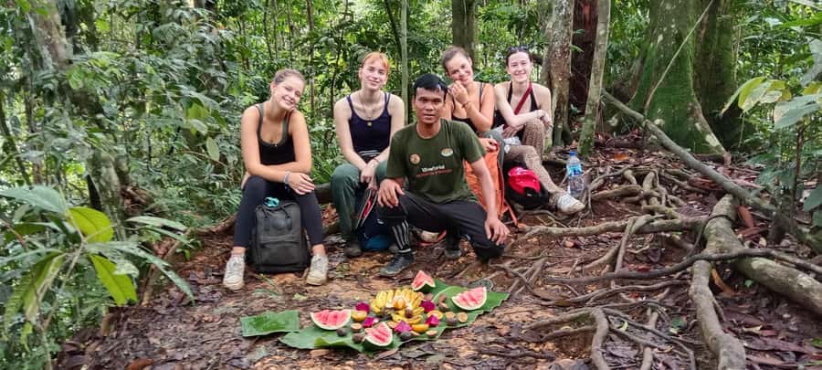 Wonderfull Orangutan Sumatera Jungle Trekking and tour - Camping beside a river or waterfall